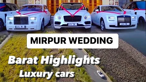 Royal Wedding of Mirpur | Raja khawar Barat  Moiz ...