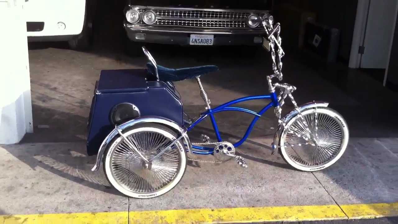 three wheel lowrider bike