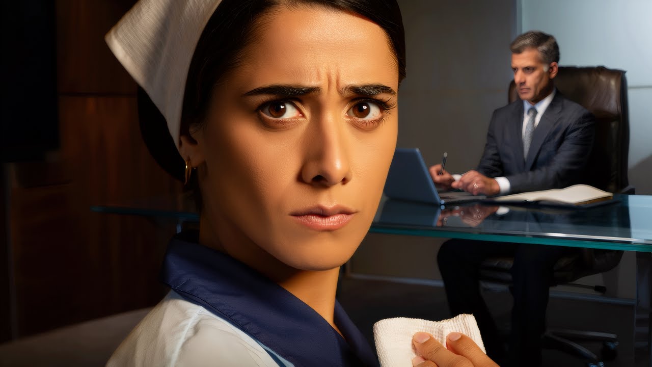 בעלי המיליונר לא ידע שהמנקה החדשה במשרד... היא אני