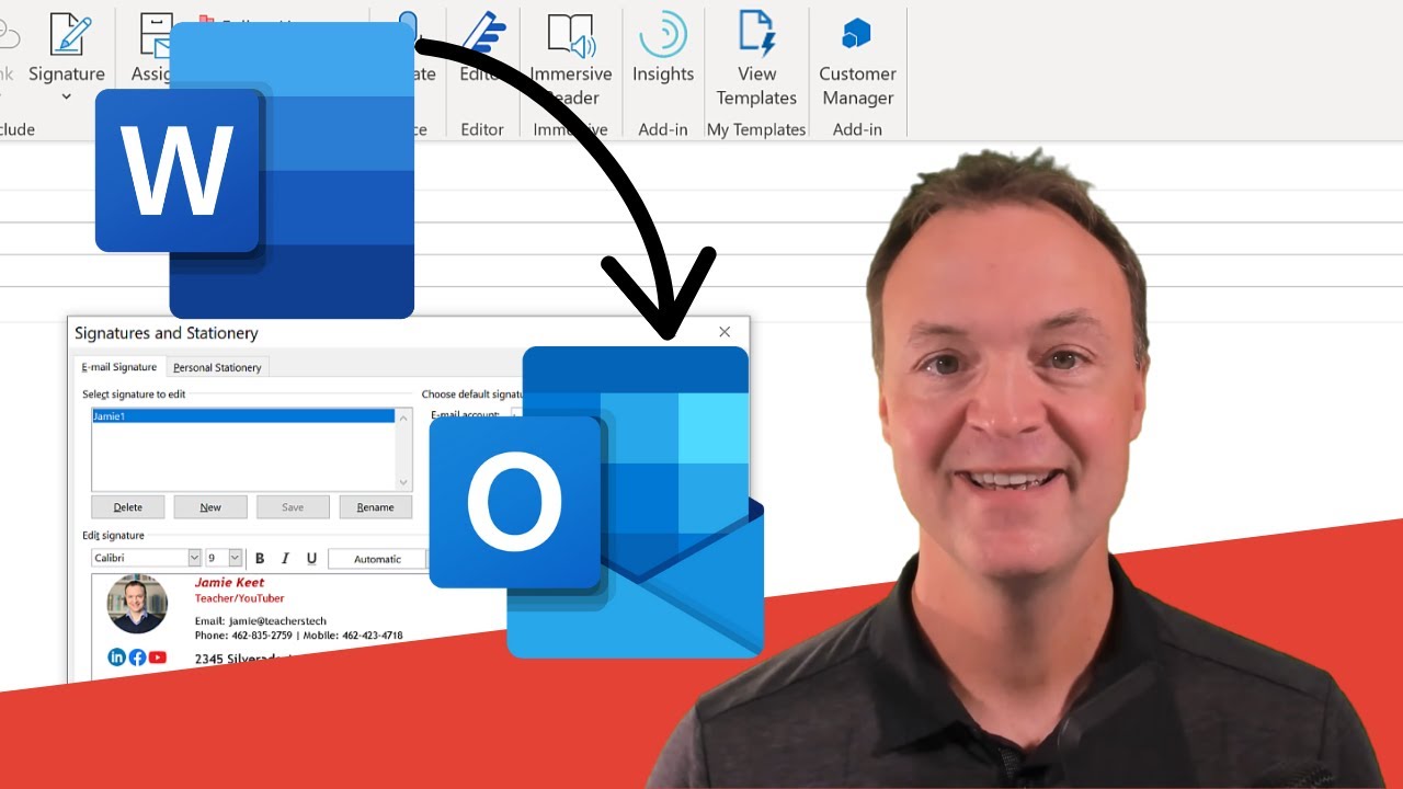 How to Create a Professional Email Signature in Word for Microsoft Outlook