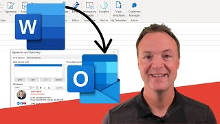 how to create a professional email signature in word for microsoft outlook
