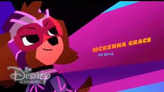 Paw patrol the mighty movie end credits Disney channel