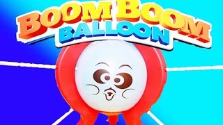 Boom Boom BALLOON POP Surprise Game Toy Review