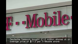 Deutsche Telekom buys $2.4 billion SoftBank stake in T-Mobile