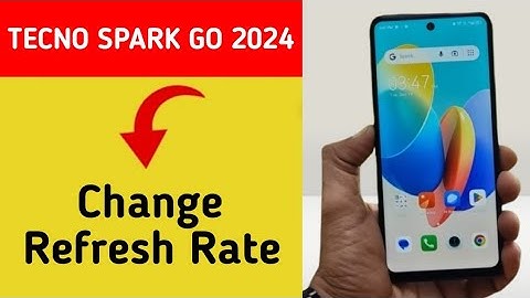 How to change refresh rate, Tecno Spark go 2024 me refresh rate change kaise karen