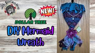 New Dollar Tree DIY Mermaid Wreath