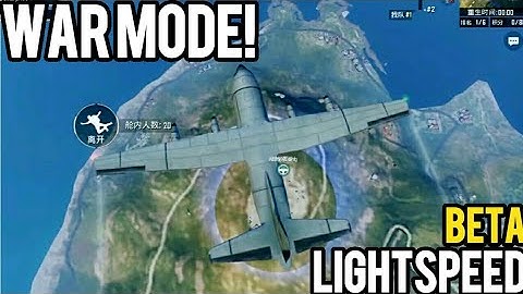 PUBG Mobile 0.6.3 BETA "War MODE" Gameplay | Lightspeed Chinese Beta Tester
