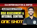 CA Inter Audit | Chapter 3 - Risk Assessment &amp; Internal Control | SA 315,320,330 |  by CA Hemant