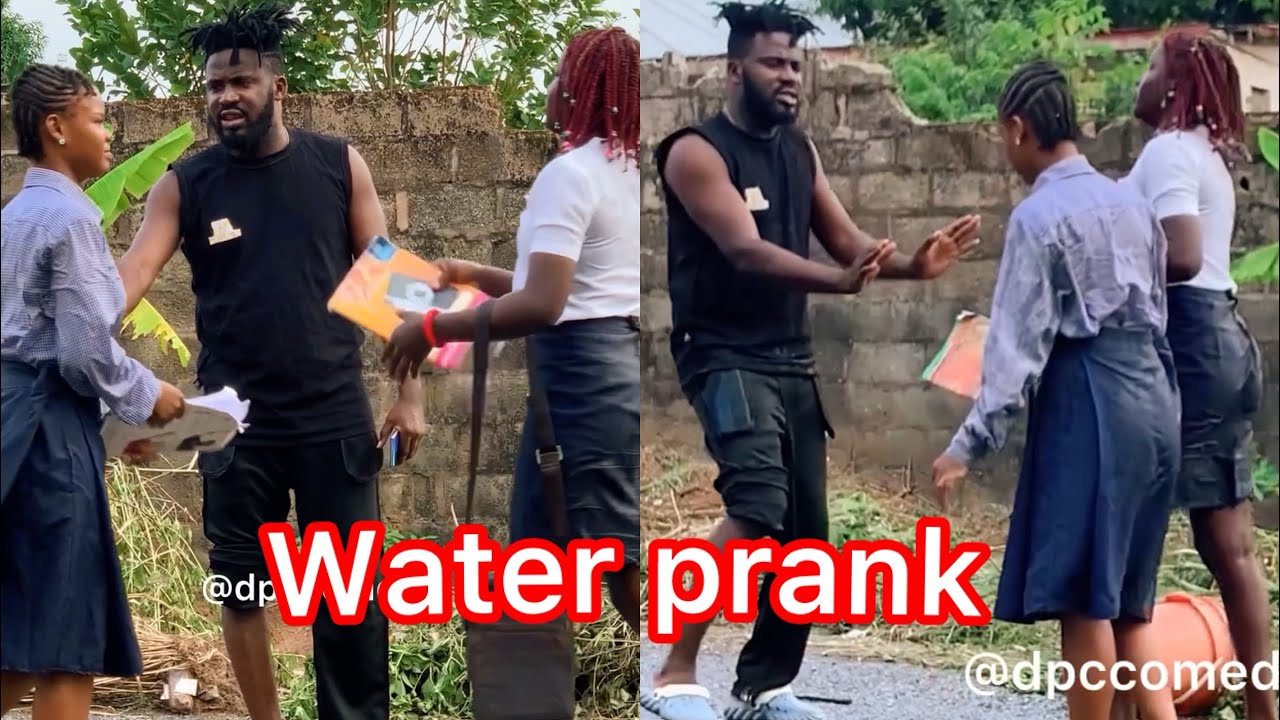 Водный розыгрыш над учениками средней школы