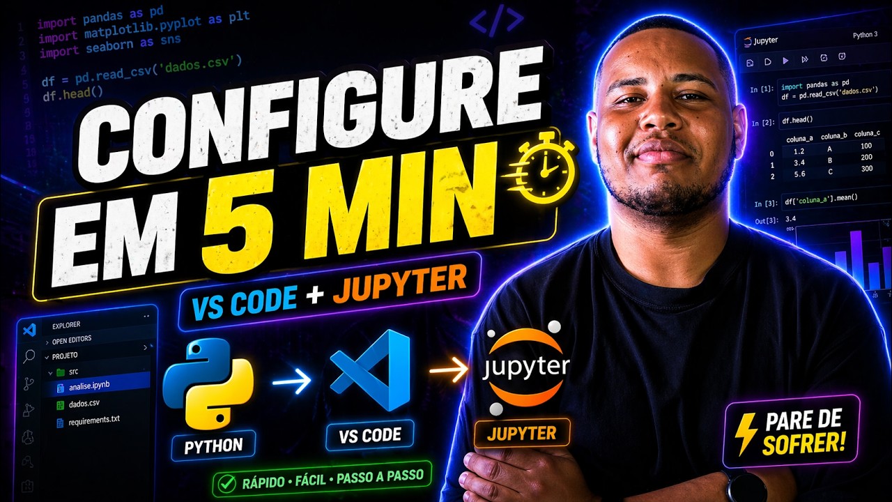 Como Configurar Ambiente Python no VS Code com Jupyter (Rápido e Fácil ...