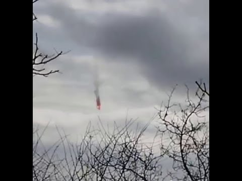 Video Shows Russian Su-34/Su-35 Shot Down Over Dyakove, Luhansk