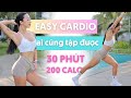 Easy cardio  abs  cardio n gin kt hp tp bng 200 calo all level