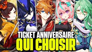 Attention Au Piège Bien Choisir Son 5 Anniversaire Et Tier List C0C1C2 Genshin Impact 7.1