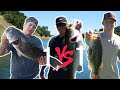 HEAD TO HEAD FISHING CHALLENGE! (HILARIOUS)