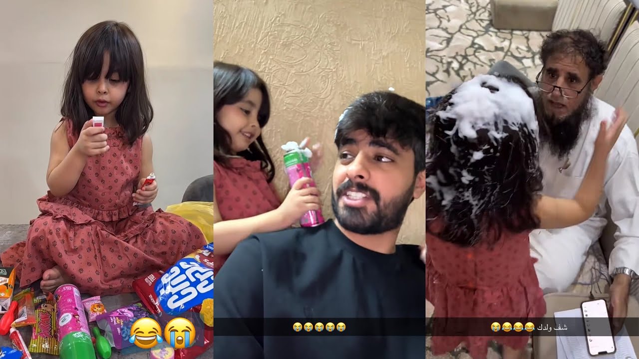 سنابات عبدالله العنزي| سواليف مع دينا 😂 تشتكي لجدها 🤣
