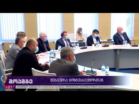 შეხვედრა ბიზნესსექტორთან