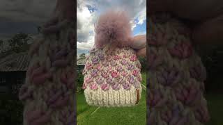 Lotus flower beanie by Staceysknitwits