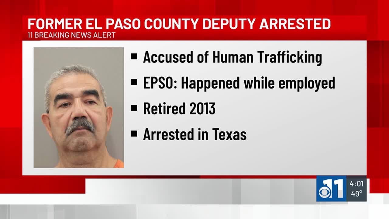 Former El Paso County deputy arrested on human trafficking charge - YouTube