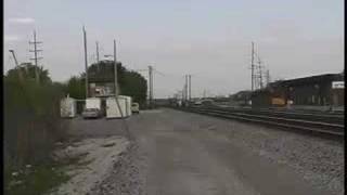 Milwaukee Steam Locomotive # 261 and Metra At Bensenville