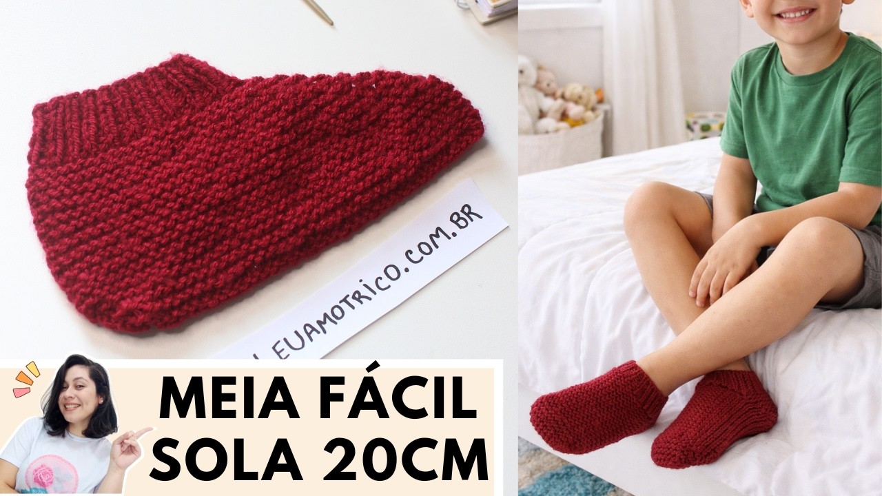 Простые вязаные носки — Пошаговый мастер-класс для начинающих