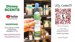 🛍🕯 DISNEY SCENTS from Rides & Resorts by Bowes Signature Candles • Shopping • Disney Springs • WDW