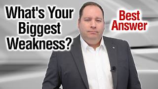 What's Your Weakness | BEST ANSWER (Former Hiring Manager Explains)