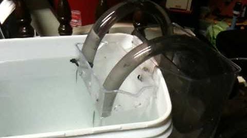 DIY Sump and overflow box with powerout test