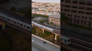 BART leaving Daly City heading for Colma in the Sam... #Shorts #thurber_shots