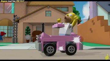 Lego Dimensions: Simpsons Level Pack FREE PLAY (All Wave 1 Minikits) - HTG