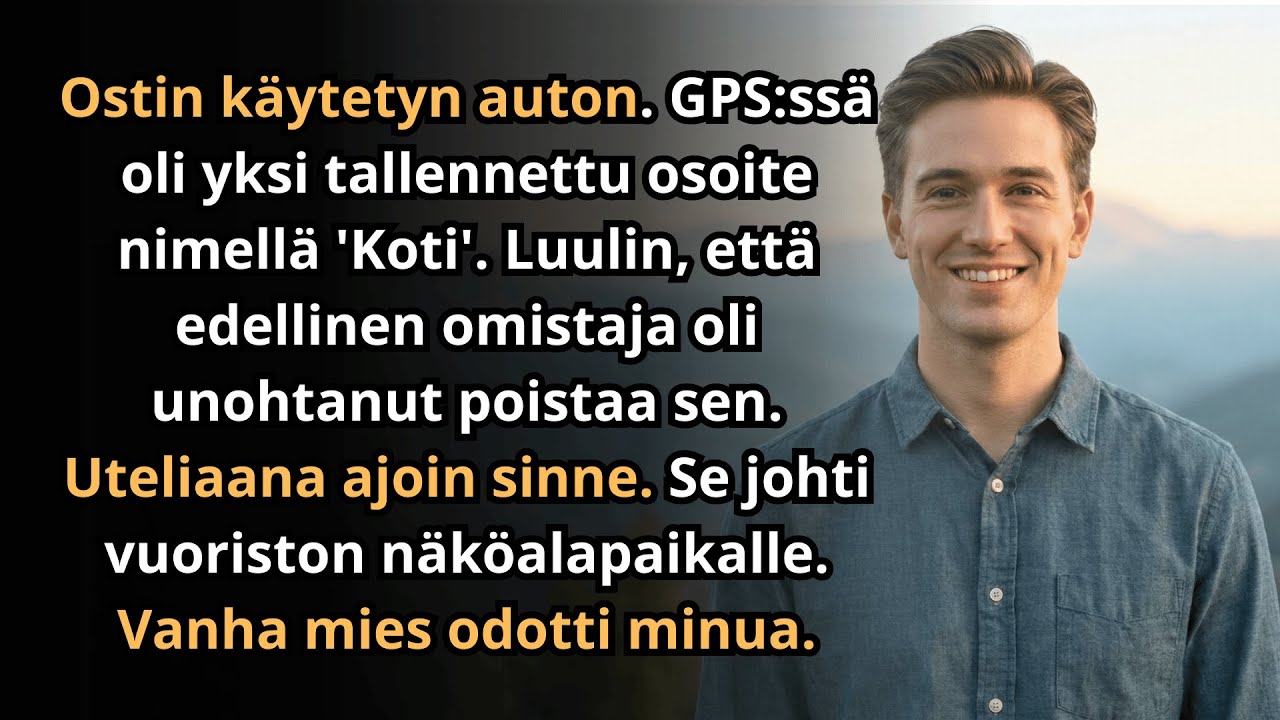 Ostin käytetyn auton. Edellinen omistaja jätti minulle salaisen viestin GPS-järjestelmään