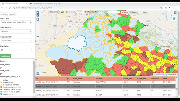WebGIS app development using Openlayers-6 & Geoserver-Pt3 (Query panel using WMS & WFS service)