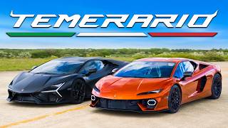 FIRST EVER Lambo Temerario v Revuelto DRAG RACE