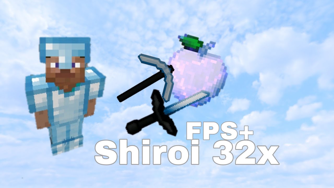 Shiroi 32x | Minecraft PvP texture Pack for (BE/PE) 1.18+ Fps+ - YouTube