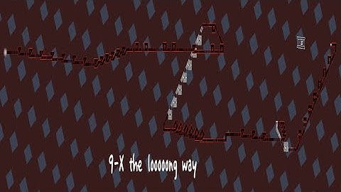 ADOFAI Cursed: 9-X Classic Pursuit but each straight segment is twice as long