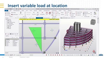 Tekla Structural Designer - Insert and duplicate variable patch load