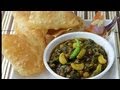 Indian Garbanzo green Curry - Kala Channa Hara Masala  - By Vahchef @ vahrehvah.com