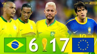 BRAZIL CANNOT AGAINST EUROPEAN COUNTRIES IN THE WORLD CUP! / Ronaldo, Kaka, Neymar
