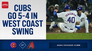 RECAP: Cubs go 5-4 in West Coast swing