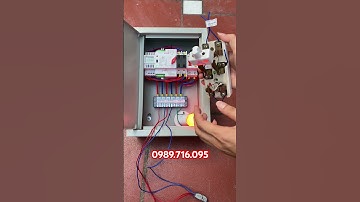 Tủ ATS đảo 2 công tơ điện có át chống giật tự chuyển 15 ngày 1 lần