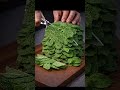 Cutting Mint Leaves Is So Satisfying 🌿✨