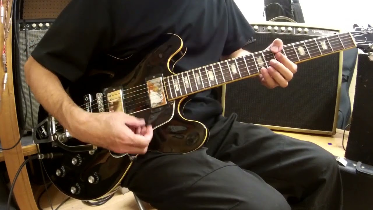 Vibramateを介してBigsbyを取り付けたGibson Memphis ES-335のサウンド