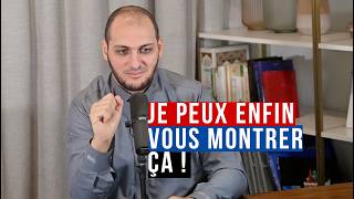 Je peux enfin vous montrer ça !