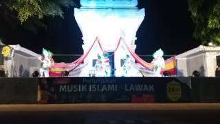 Sanggar seni puspitasari 'kuntulan perform @ gasibu blambangan