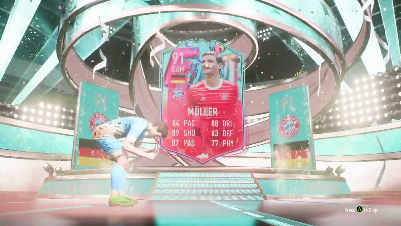 91 Fut Birthday in a 81 x2 pack ( Fifa 23 )