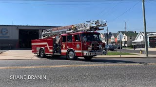 North Wildwood Fire Department Quint Co 2 Responding 7/18/20