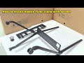 How to installation moving stand/mobile stand for Touchpie Interactive Flat Panle  #interactivepanle