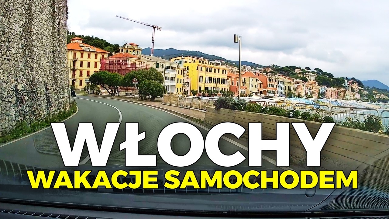 Włochy samochodem🚙 droga do Szwajcarii i nocleg nad morzem