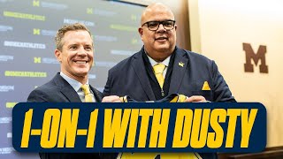 The Wolverine's Chris Balas details his takeaways from his 1-on-1 interview with Dusty May I #GoBlue