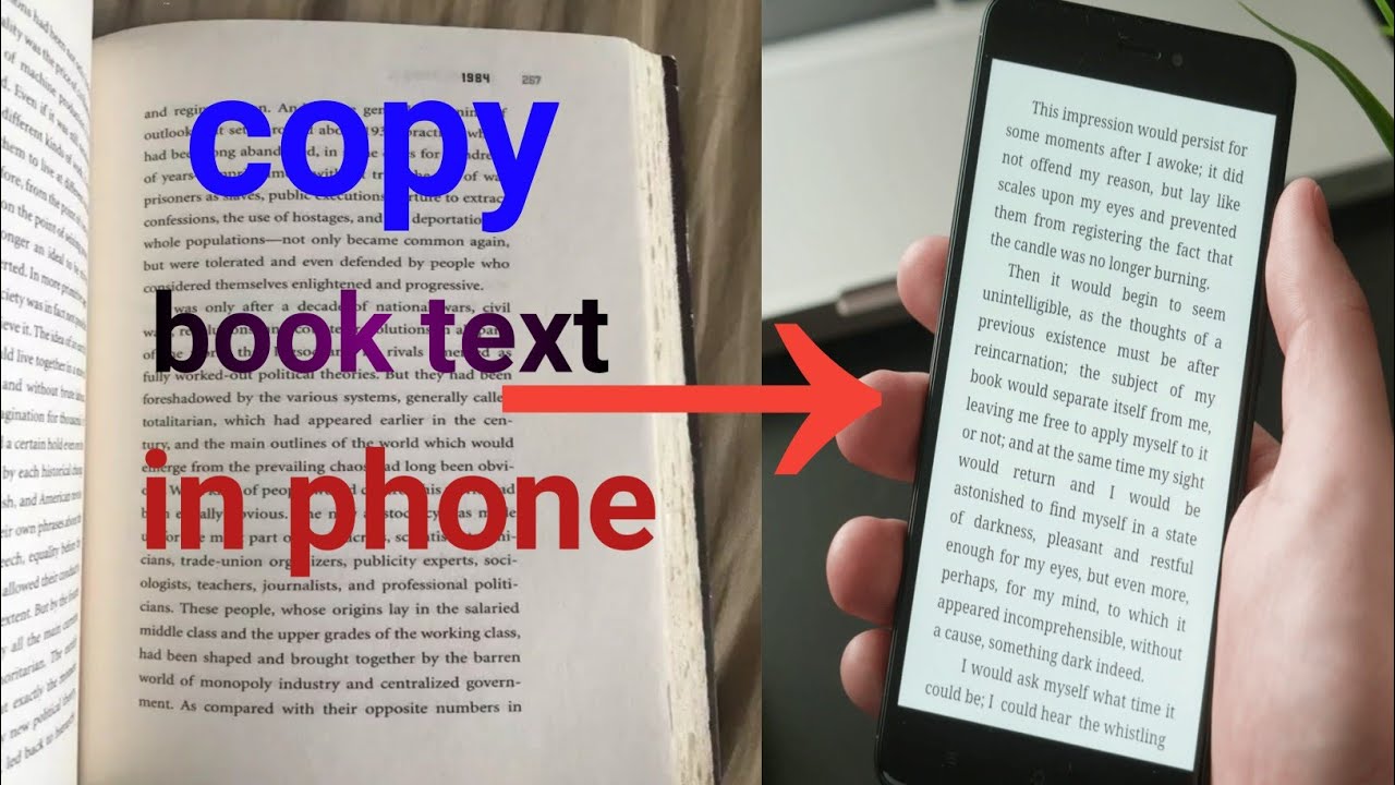 how-to-copy-book-texts-in-mobile-phone-youtube