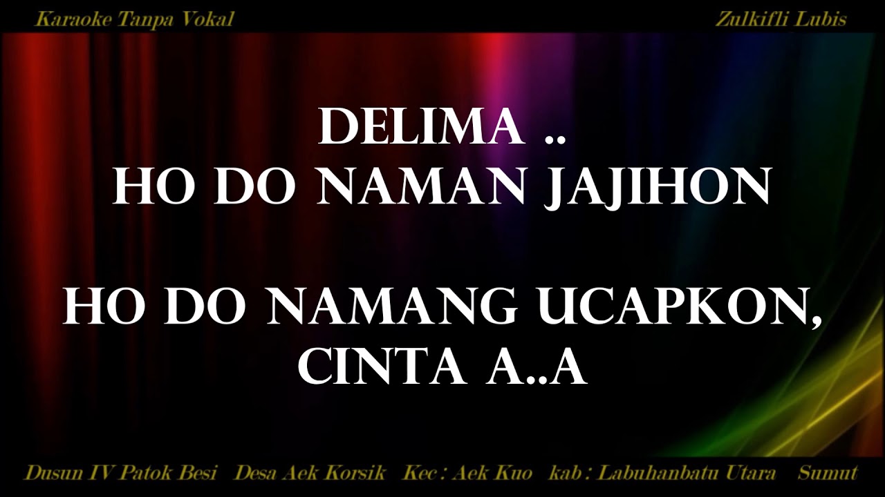 NAFASKU  MASPUTRA PASARIBU KARAOKE TAPSEL TANPA VOKAL